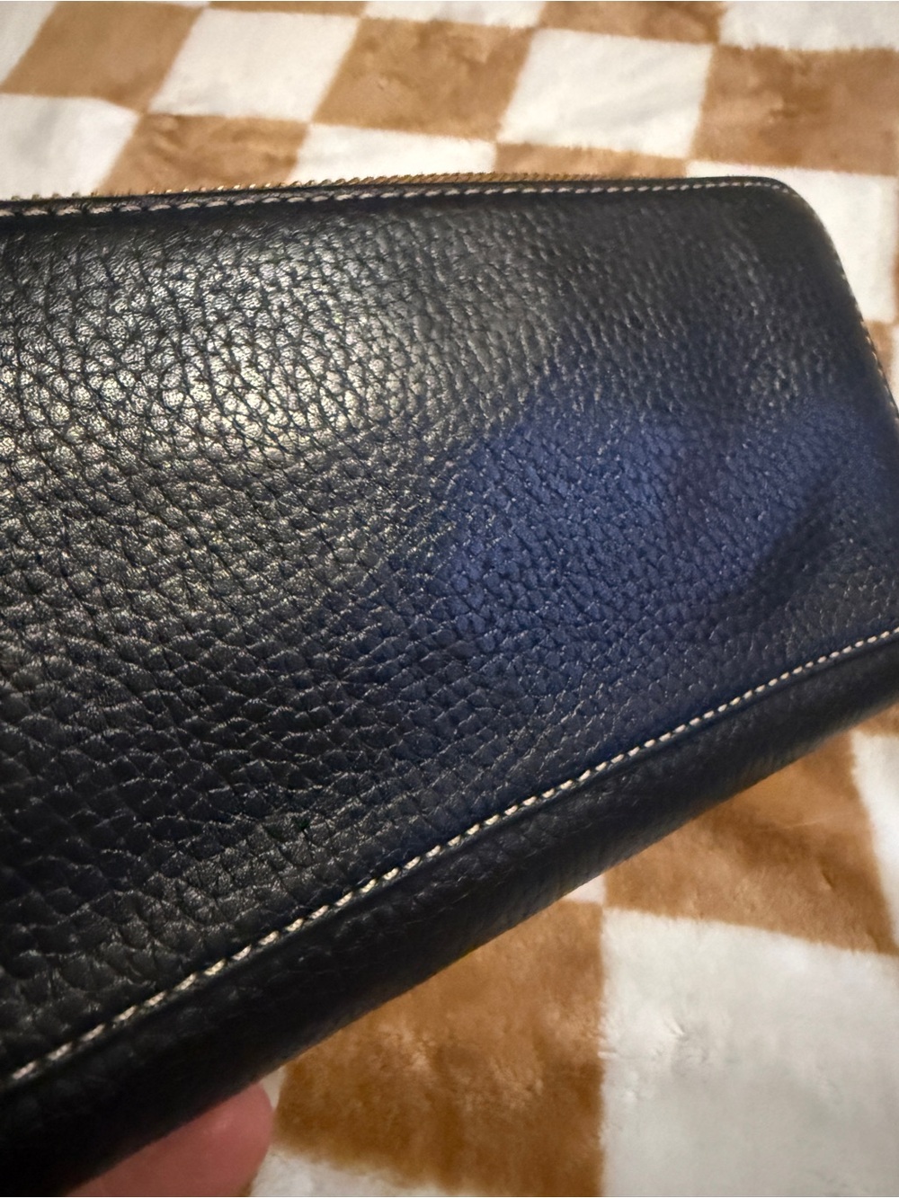 Dooney & Bourke Pebble Grain Leather Zip Around Wallet preowned - Picture 6 of 16